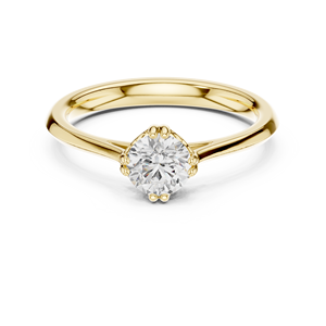 BRILLIANT Bague en pierre de lune 14K pour femme avec bande réglable - Product Image 4