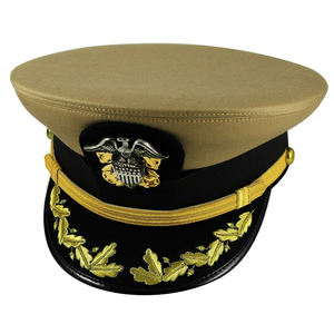 Hot Selling Officer <b>Peak</b> <b>Cap</b> Made in Wool <b>Peak</b> <b>Cap</b> Hats Low Price Custom <b>Peak</b> <b>Caps</b> With Custom Logo Embroidery - Product Image 1