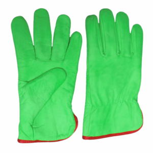 Guantes de seguridad de cuero de grano de cabra de alta resistencia, resistentes a la abrasión, resistentes a altas temperaturas para trabajos industriales - Product Image 4