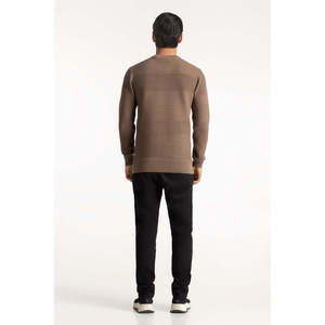 Suéter de Cuello Redondo 100% Algodón para Hombre con Capucha, Tejido Fino de Otoño con Patrón Impreso, Letra y Logotipo, Suministro ODM - Product Image 1