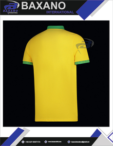 เสื้อแฟนฟุตบอลสไตล์ Mamelodi Sundowns ผ้าโพลีเอสเตอร์พรีเมียม คอวี แขนยาว น้ำหนักเบา ระบายอากาศได้ดี สามารถสกรีนชื่อทีมได้ - Product Image 5