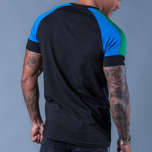 เสื้อยืดฮิปฮอปเฮฟวีเวตแขนสั้นทรงบ็อกซี่ฟิตเสื้อเปล่าสำหรับผู้ชาย - Product Image 2