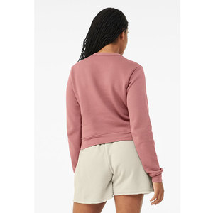 7511 femmes classique ras du cou sweat-shirt personnalisé col rond solide pull à manches longues sans poches harajuku pull sweat - Product Image 4