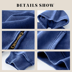 Sudadera con capucha personalizada para hombre, sudaderas con capucha de equipo personalizadas para ropa de trabajo, universidades, bordado, acento de diamantes de imitación, envío global rápido - Product Image 6