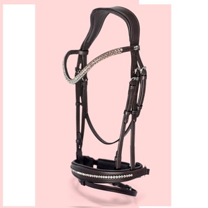 Meilleure entreprise de bride de cheval en cuir véritable bride de cheval en gros Amazon Offre Spéciale bride de cheval de noël fournitures réduction de poids - Product Image 2