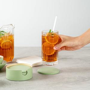 Posavasos de bambú hilado en bobina para bebidas posavasos de madera natural y juego de soporte del proveedor principal - Product Image 5