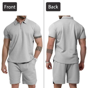 Conjunto de Camiseta y Pantalones Cortos de Algodón 100% con Impresión Personalizada OEM para Verano, para Marcas Globales, Fábrica de Ropa, Logotipo Bordado Personalizado - Product Image 3