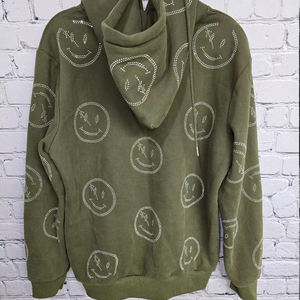 Sudadera con Capucha Personalizada para Hombre, 400 Gsm, con Cristales y Diamantes, Estilo Casual, con Pedrería Brillante, para Invierno - Product Image 2