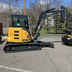 รถขุดขนาดเล็ก John Deere 50G ปี 2023 สภาพใหม่/มือสอง พร้อมเครื่องยนต์ Kubota 38 ตัน ปั๊ม มอเตอร์ เกียร์ แบริ่ง บุ้งกี๋ขนาด 1.7 เมตร - Product Image 1