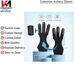 Lightweight Comfort Fit <b>Archery</b> <b>Glove</b> for Accurate Shooting High Quality Leather <b>Archery</b> <b>Glove</b> for Professional Archers - Product Image 5