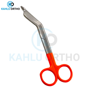 KAHLU ORTHOPEDIC-Tijeras de vendaje quirúrgico con mango rojo personalizado, acero inoxidable, alta calidad, novedad - Product Image 2