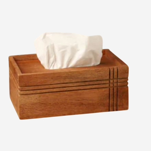 Couvercle de boîte à mouchoirs en bois de teck fait à la main porte-mouchoirs en bois massif rustique pour la décoration intérieure Accent boîte à mouchoirs de salle de bain prix le moins cher - Product Image 6