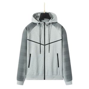 Men's Panel V Cotton/Polyester Tracksuit Set <b>Zipped</b> <b>Pockets</b> | Quick Dry Breathable Sweatshirt <b>Joggers</b> Custom Logo Factory - Product Image 3