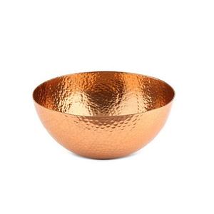 Cuenco para servir alimentos de cobre martillado, forma redonda, tamaño personalizado, cuenco para Mezclar alimentos para uso en utensilios de cocina - Product Image 1