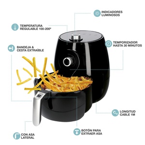 Friggitrice ad Aria Naria 1450W 5L (GSC 400035012) - Product Image 4