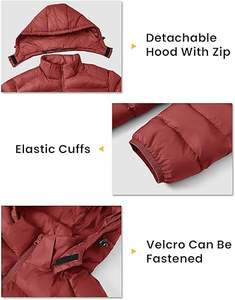 Chaqueta Acolchada Casual para Hombre 2025, Ecológica, Transpirable, de Secado Rápido, Personalizable, con Cuello Alto, Logotipo Frontal, Manga Larga para Invierno - Product Image 6