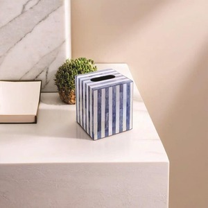 Porte-mouchoirs en nacre |   Boîte décorative en coquillage de qualité supérieure - Product Image 5