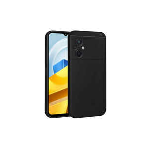 Funda Protectora de Silicona TPU Netzy Poco M5 SAFA Premier para Vivo Y17 Realme C53 Oppo Reno-Negro - Product Image 1