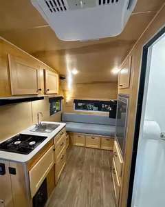 Remolque de Campamento Tipo Lágrima de Lujo Personalizado para Vehículo con Paneles Solares y Muebles, Viajes Todoterreno, Capacidad de Carga de 350 kg - Product Image 3