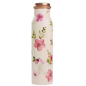 Premium Designer Copper <b>Bottle</b> With Unique Custom Print Ideal For Personalized Gifting And Ayurvedic Health Benefits - Product Image 5