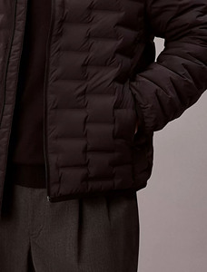 Chaqueta acolchada negra de calidad superior para hombre, chaquetas acolchadas ligeras, abrigos aislantes a prueba de viento resistentes al agua cálidos para invierno - Product Image 6