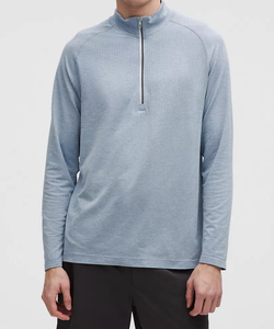 Vente en gros de sweat-shirt zippé Quater 100% coton pour hommes tissu doux et respirant avec logo personnalisé fournisseur OEM ODM - Product Image 5
