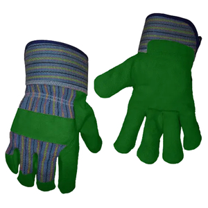 Venta al por mayor de guantes de trabajo de cuero con logotipo personalizado de alta resistencia profesionales transpirables guantes de cuero de transferencia de calor - Product Image 5