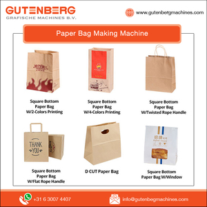 Trusted Vendor Selling Fully Automatic 150-160 Pcs/ min Bag Speed Square Bottom <b>Paper</b> Shopping Bags Making <b>Machine</b> - Product Image 4