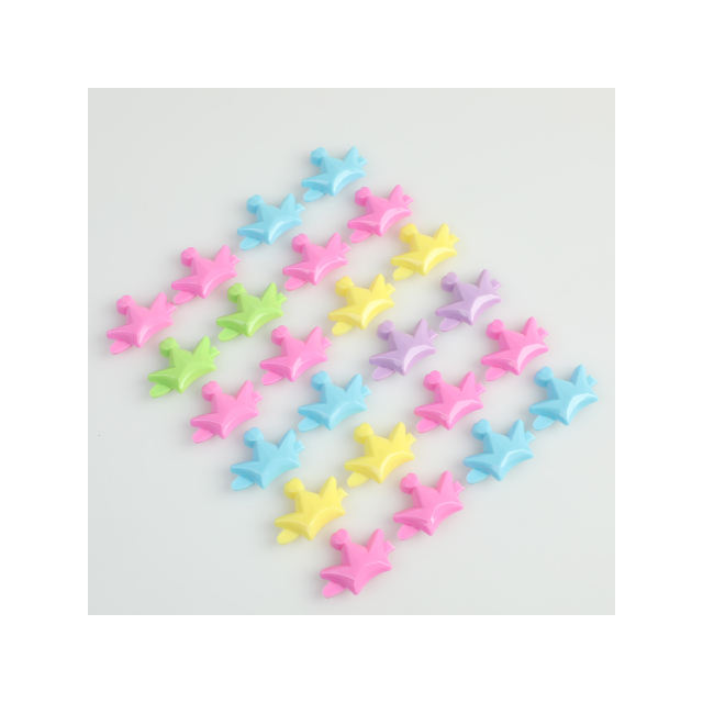 Aurora Pin Presents Cute Bow Hair Clips Korean Plastic Barrettes For Girls Braids Ponytails And Everyday Styling Fun Self-Hinge