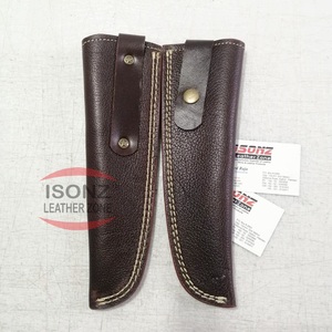 Couteau de chef de haute qualité Première couche en cuir de vachette Fix Blade Knife Sheath - Product Image 4