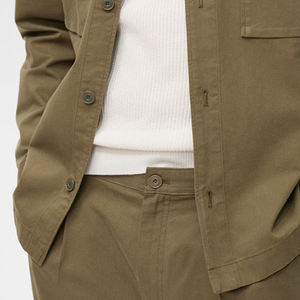 Chaqueta Bomber 100% Algodón para Hombre, Ropa Urbana, Tejido Transpirable, Colección de Chaquetas Modernas y a la Moda para Hombre, Chaquetas para Hombre OEM - Product Image 3