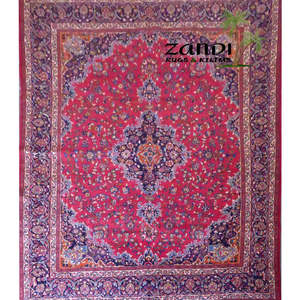 Tapis persan Mashad unique en son genre, 12'6 x 9'8 - Product Image 1
