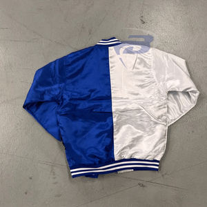 Veste bomber en satin de soie réversible formelle d'hiver personnalisable Phi Beta Sigma, style universitaire avec lettres grecques, fermeture éclair - Product Image 2