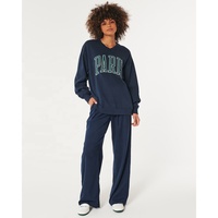 Kadın tişörtü toptan şık tişörtü ve Hoodie polar Terry moda bayanlar boy ekip boyun hoodies kadınlar