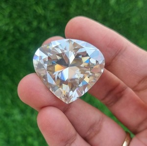 แหวนเพชรมออิสซาไนต์รูปลูกแพร์สีขาวใสสำหรับทำแหวนหมั้นเพชรโมอิสซาไนต์และจี้เครื่องประดับฮิปฮอป - Product Image 3