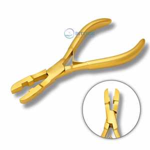 Pince à modeler pour extensions de cheveux à fusion de kératine, utilisation professionnelle en salon, acier inoxydable, outil micro-link OEM, vente en gros - Product Image 1