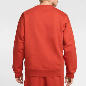 เสื้อสเวตเชิ้ตคอกลมผู้ชาย ผ้าฝ้าย 100% คุณภาพสูง ทรงโอเวอร์ไซส์ ผ้าฟลีซเนื้อนุ่ม อุ่นสบาย ไม่มีลาย - Product Image 5