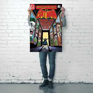 Póster de estilo moderno con diseño de villano de Batman para decoración de pared - Product Image 1