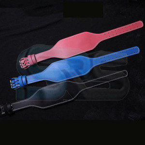 Cinturón de cuero para levantamiento de pesas, accesorios para gimnasio, entrenamiento de compresión, cinturón de potencia de elevación ajustable, venta al por mayor - Product Image 2