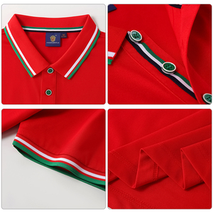 Polos unis à manches courtes pour hommes et femmes haute qualité 100% coton multicolore impression personnalisée logo décontracté uni - Product Image 5