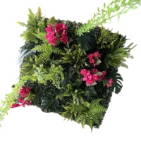 KEWEI 711 Mur végétal artificiel de haute qualité, décoration murale en herbe de bougainvillier, décoration de plafond, décoration de plantes fougères