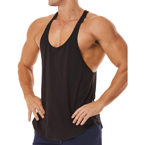 Summer Men High Quality Gym Tank Top Custom Logo Casual Streetwear for <b>Athletic</b> Training Breathable Workout - Product Image 4