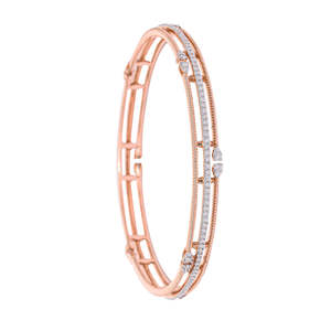 สร้อยข้อมือเพชรแถวคู่สง่างามสง่างามอุปกรณ์เสริมกำไลข้อมือ - Product Image 2