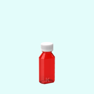 Botella Ovalada de PET de 50 ml para Jarabe Líquido, Tapa CR, Color Ámbar, Servicio OEM/ODM, Ho Chi Minh City, Soluciones de Empaque JK M0745 - Product Image 2