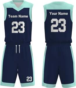 Conjunto de pantalones cortos de baloncesto de verano hecho a medida de calidad superior transpirable de talla grande uniforme de baloncesto Impresión de logotipo personalizado BSCI - Product Image 1