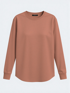 Sweat-shirt à col roulé pour femme, nouvelle mode d'hiver, pull décontracté, confortable, qualité supérieure, 100% coton molletonné - Product Image 5