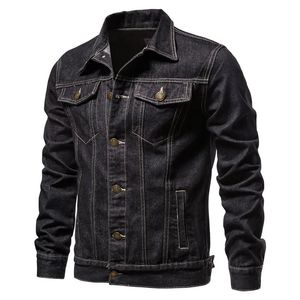 Chaqueta Vaquera de Lona Personalizada para Hombre, Antibacteriana, Transpirable, Estilo Urbano, Ropa Exterior de Moda, Lavado Vintage, Casual, OEM, ODM - Product Image 5