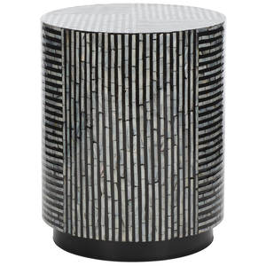 Tabouret et table d'appoint modernes élégants et luxueux, écologiques, faits à la main, avec incrustations de nacre, pour salon et chambre à coucher, meubles de maison - Product Image 2