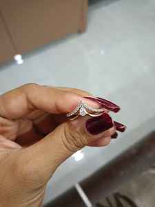 แหวนเพชรมออิสซาไนต์ประดับเพชรงานหมั้นทอง14K ทองผู้ผลิตโรงงาน - Product Image 6