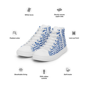 Scarpe alte in tela da donna Aduni Royal espadrillas morbide traspiranti scarpe da passeggio con lacci per le stagioni autunnali estive - Product Image 2